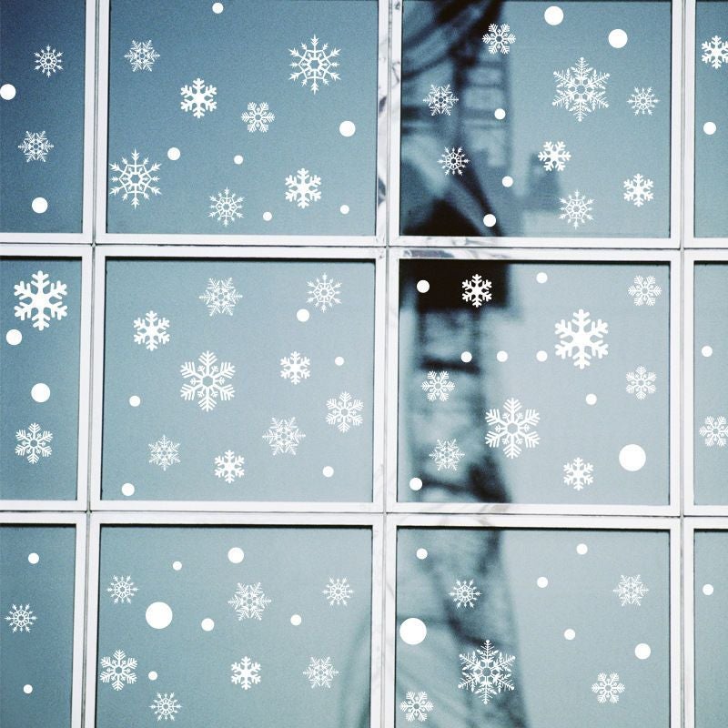 Snowflake Electrostatic Stickers Scene Layout Glass Door Window Stickers New Year Decorations Christmas Stickers - Image 5